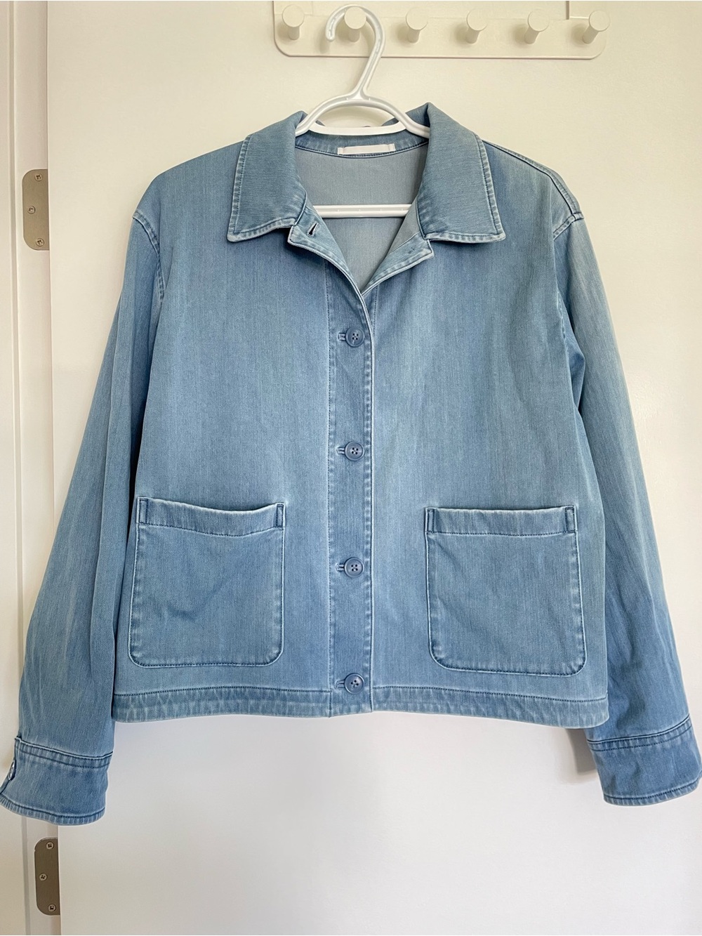 Uniqlo Light Wash Denim Jacket